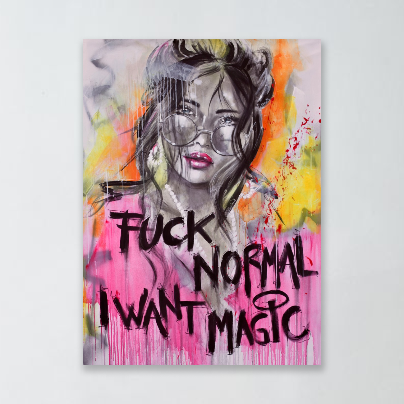 Färgglatt motiv - Konsttryck från K. Palmnäs Art